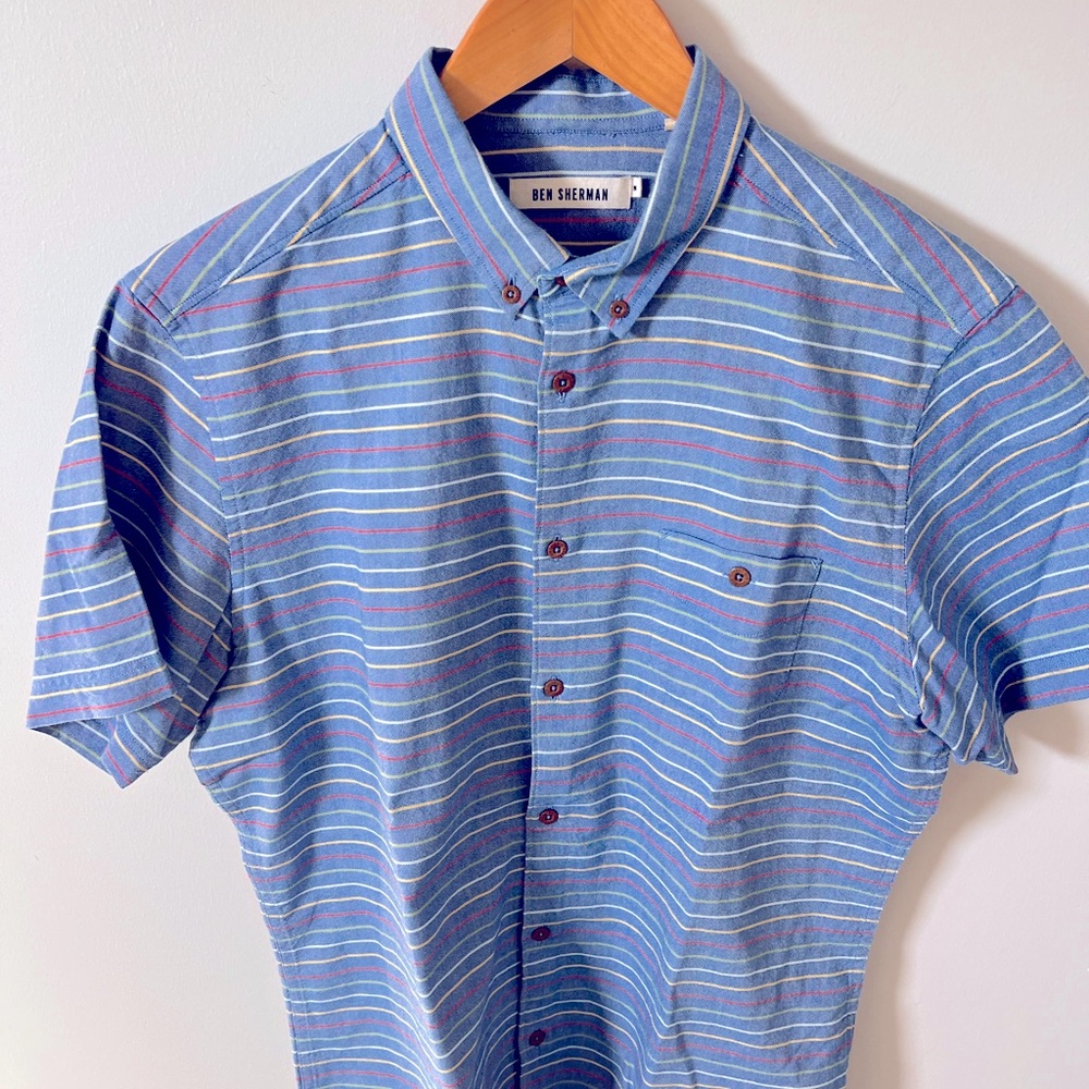 Ben Sherman Men’s Short Sleeve Button Down